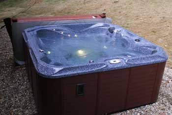 Hocking Hills Lodge Cabins Hot Tub